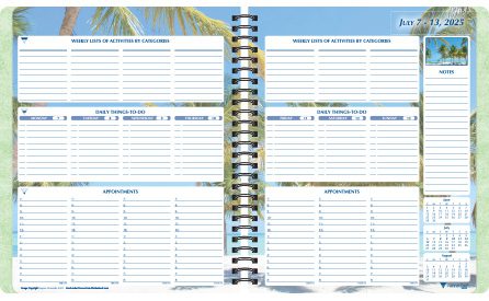 Seasons Style Spiral Bound Spread